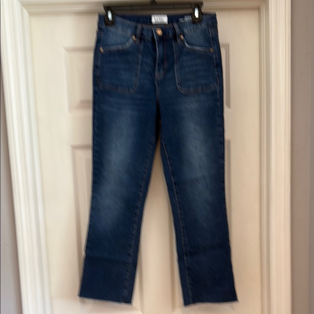 Nicole Miller Blue Straight Leg Jeans